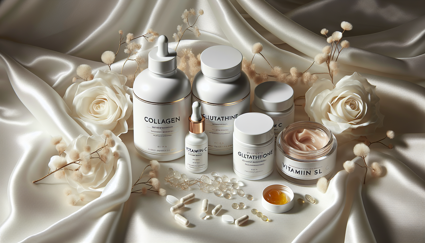 تبييض البشرة بطرق آمنة: الكولاجين والجلوتاثيون وأفضل المنتجات